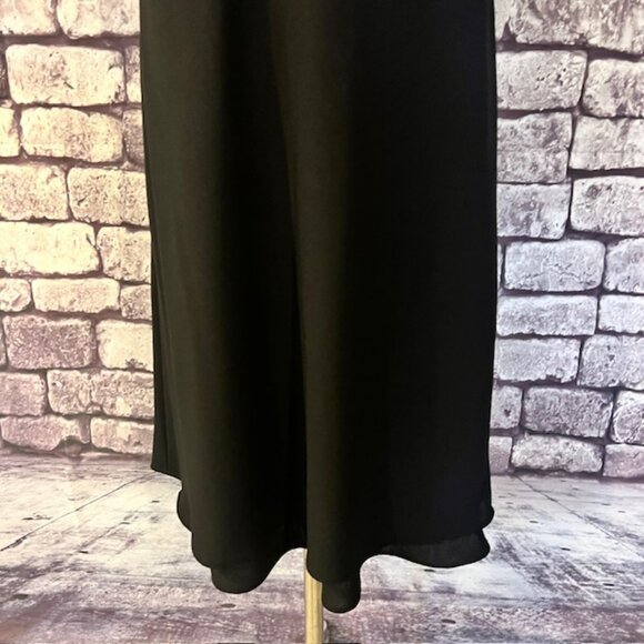 Jones Wear Black Short Sleeve Fully Lined Dress Size 10 - Picture 3 of 9